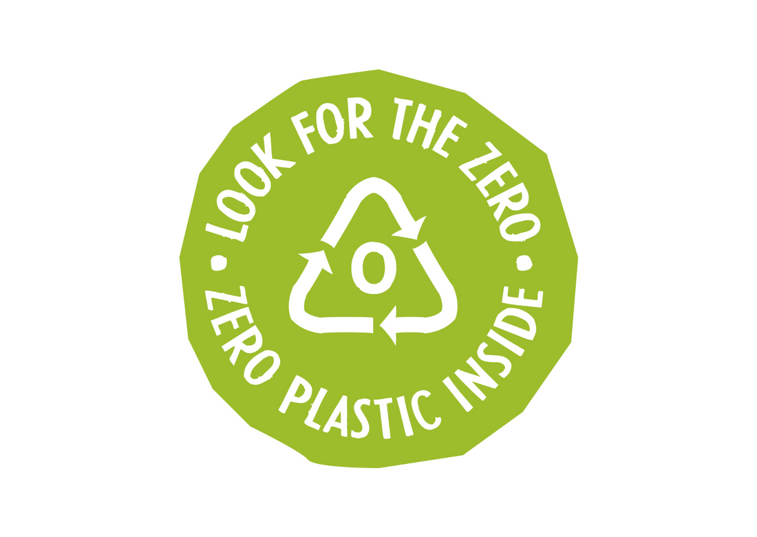 Waarom we trots zijn op ons ‘zero plastic inside’ logo