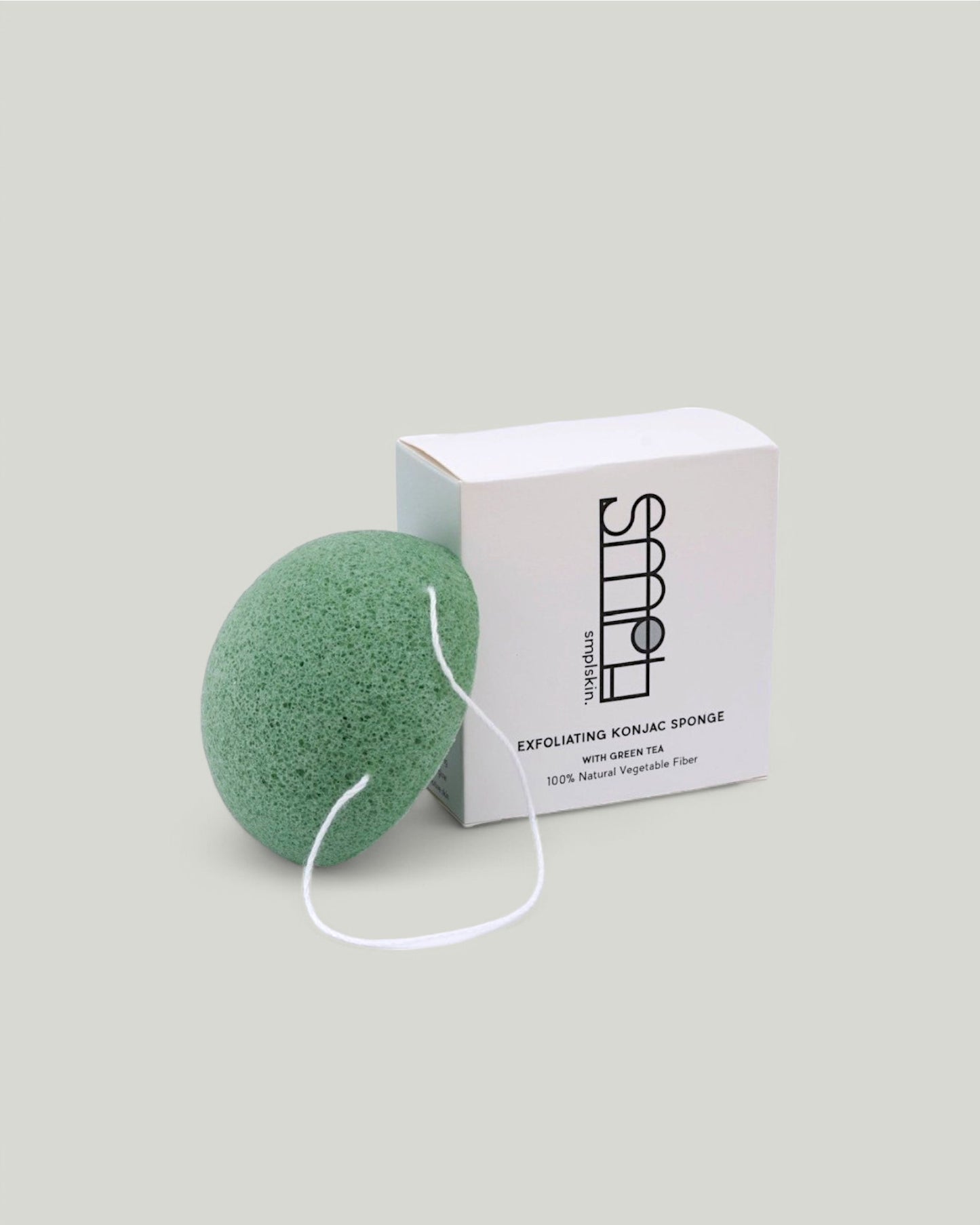 Exfoliërende Konjac Spons - Groene Thee